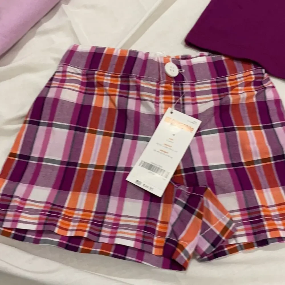 Gymboree 4 shorts with 2 t’s set NWT